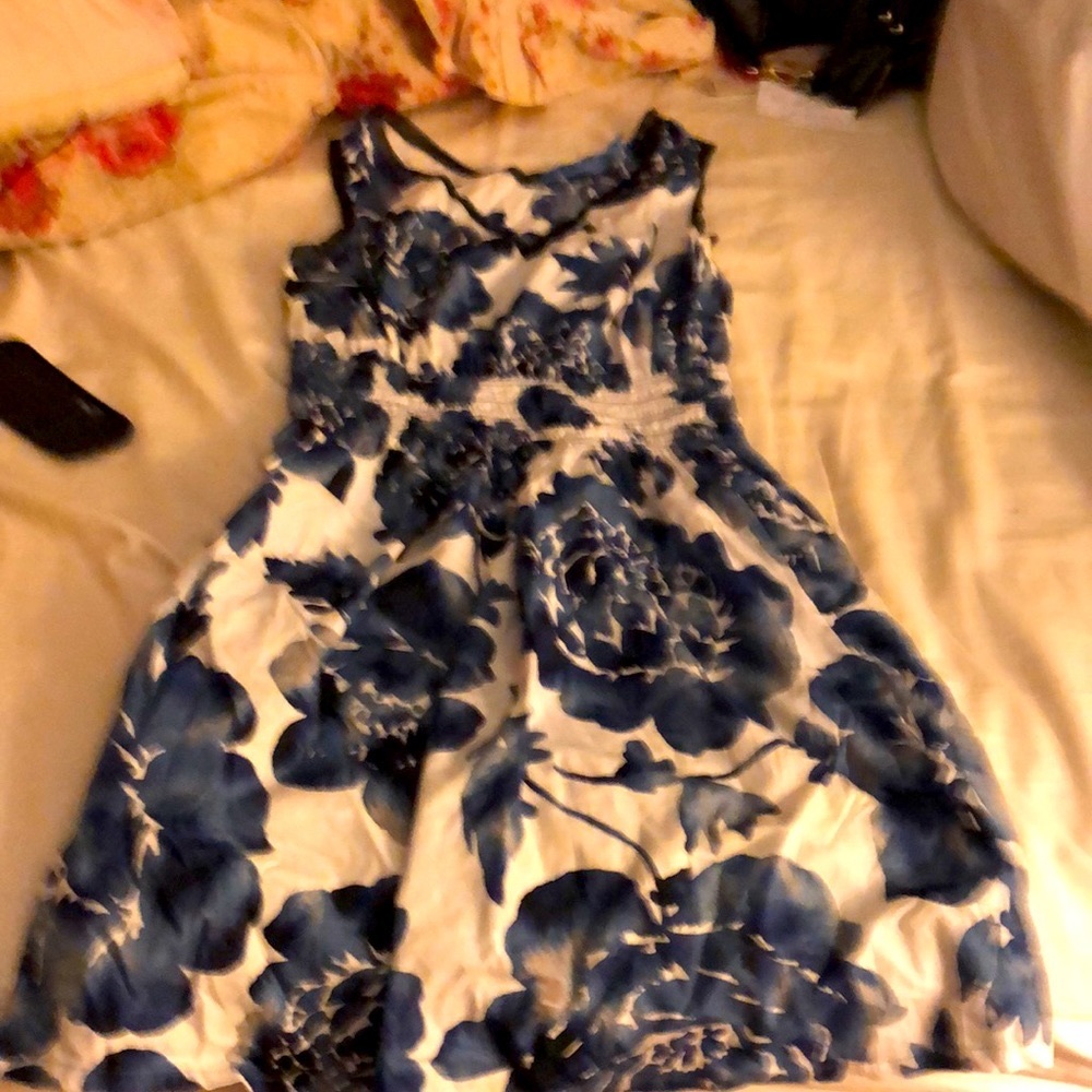 Blue/white Vera Wang small dress